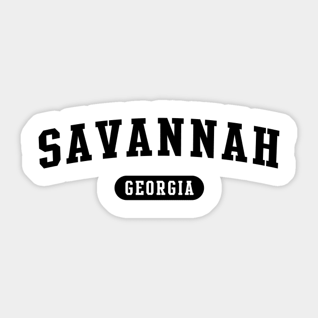 Savannah, GA Sticker by Novel_Designs